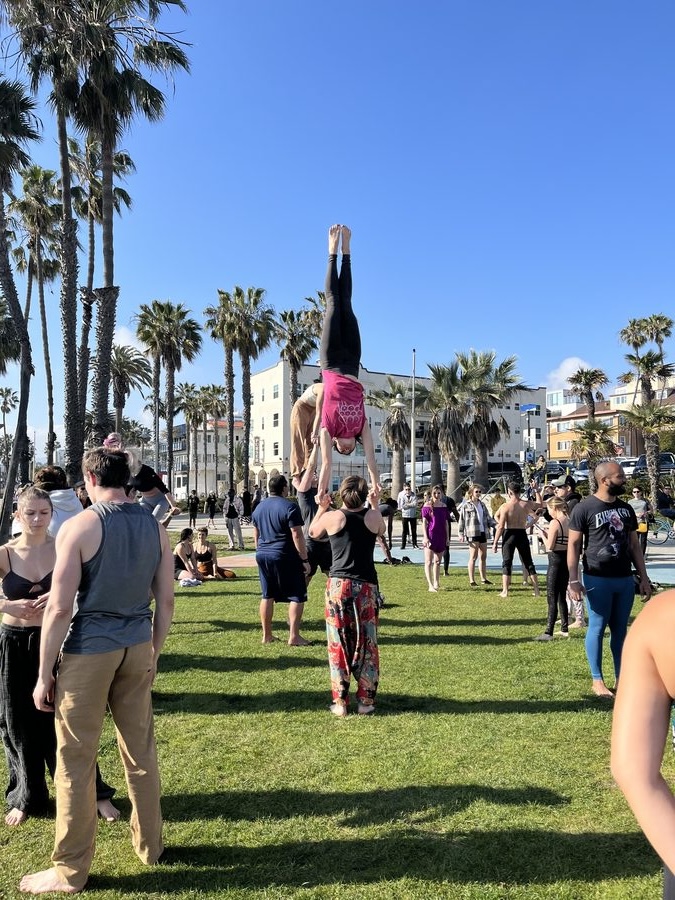 Santa Monica Acro Jam at Muscle Beach