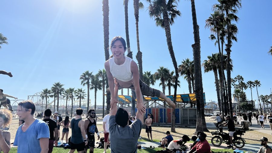 Santa Monica Acro Jam at Muscle Beach